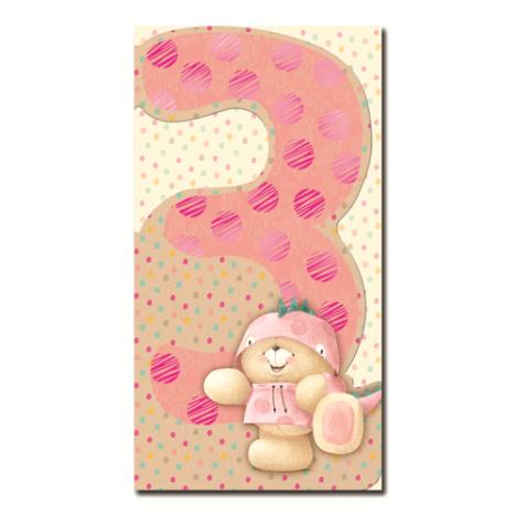 3rd Birthday Forever Friends Card